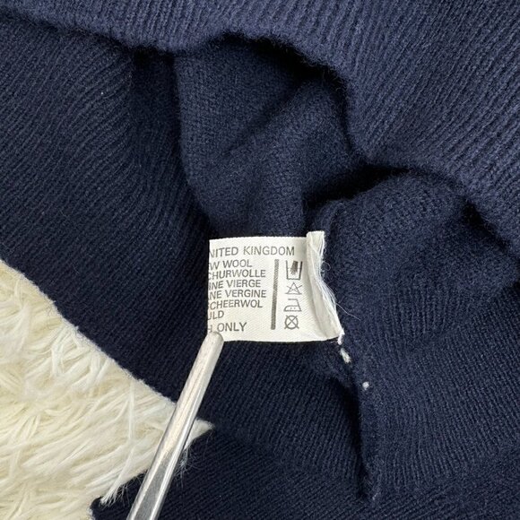 Burberrys Unisex Vintage Pure Lambswool Sweater - Picture 9 of 10